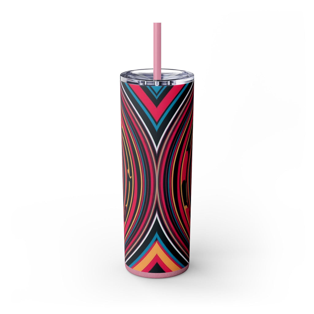 Skinny Tumbler with Straw – 20 oz Stainless Steel Cup