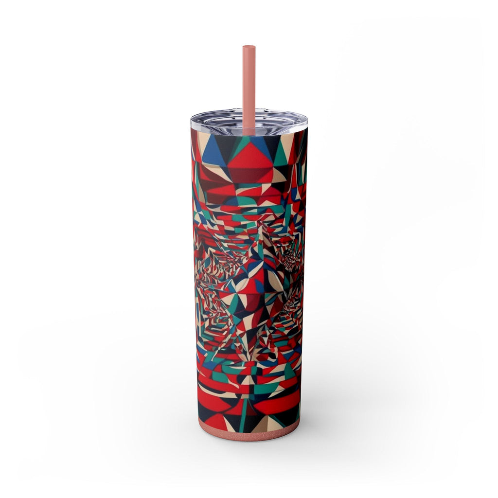 Skinny Tumbler with Straw – 20 oz Stainless Steel Cup