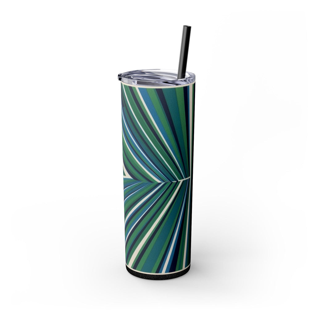 Skinny Tumbler with Straw – 20 oz Stainless Steel Cup