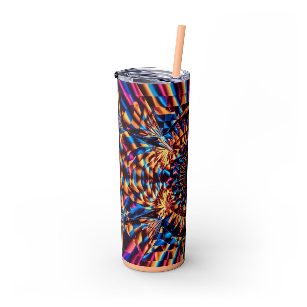 Skinny Tumbler with Straw – 20 oz Stainless Steel Cup