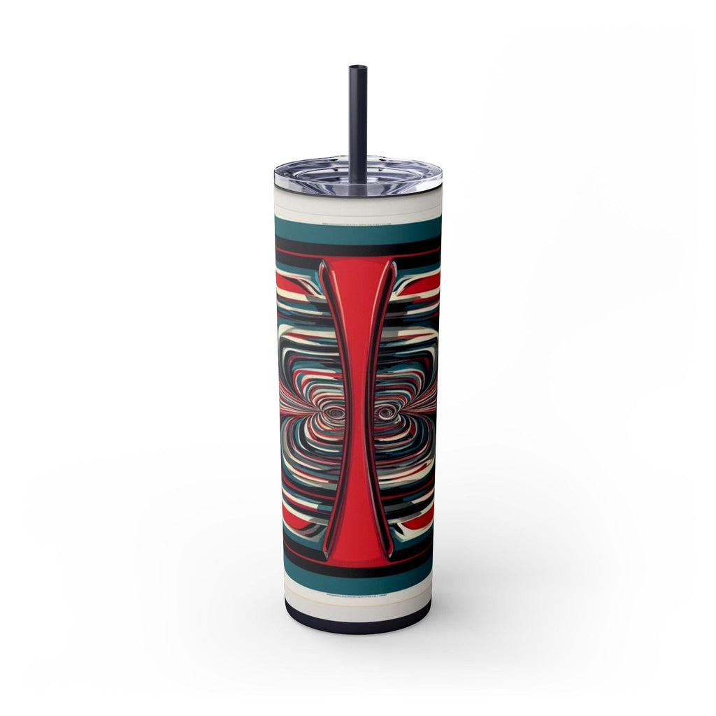 Skinny Tumbler with Straw – 20 oz Stainless Steel Cup