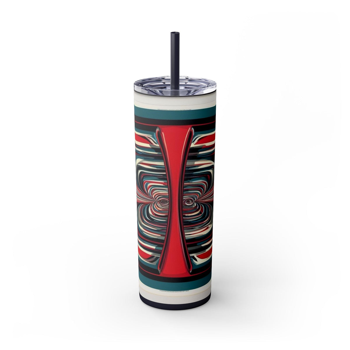 Skinny Tumbler with Straw – 20 oz Stainless Steel Cup