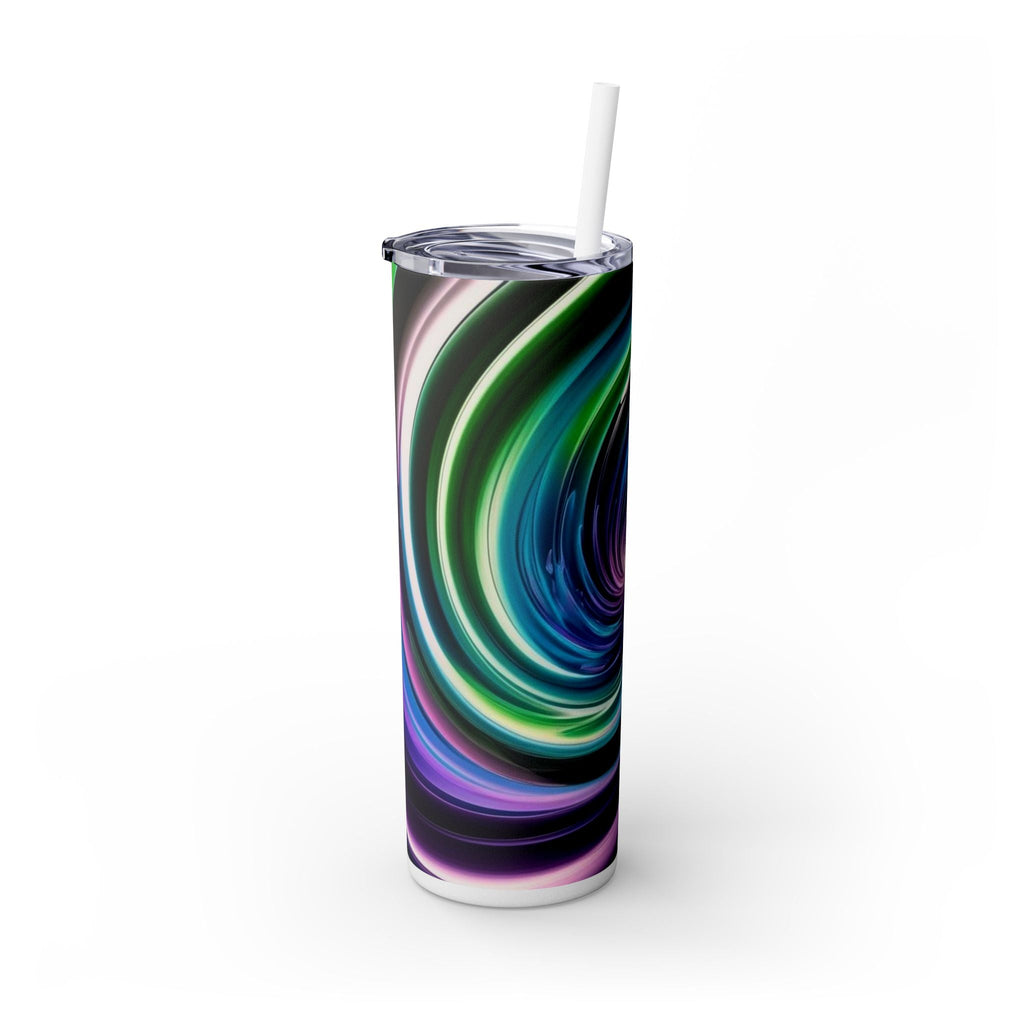 Skinny Tumbler with Straw – 20 oz Stainless Steel Cup