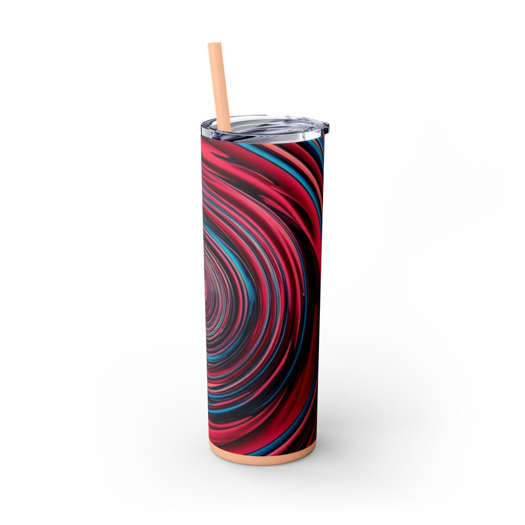 Skinny Tumbler with Straw – 20 oz Stainless Steel Cup