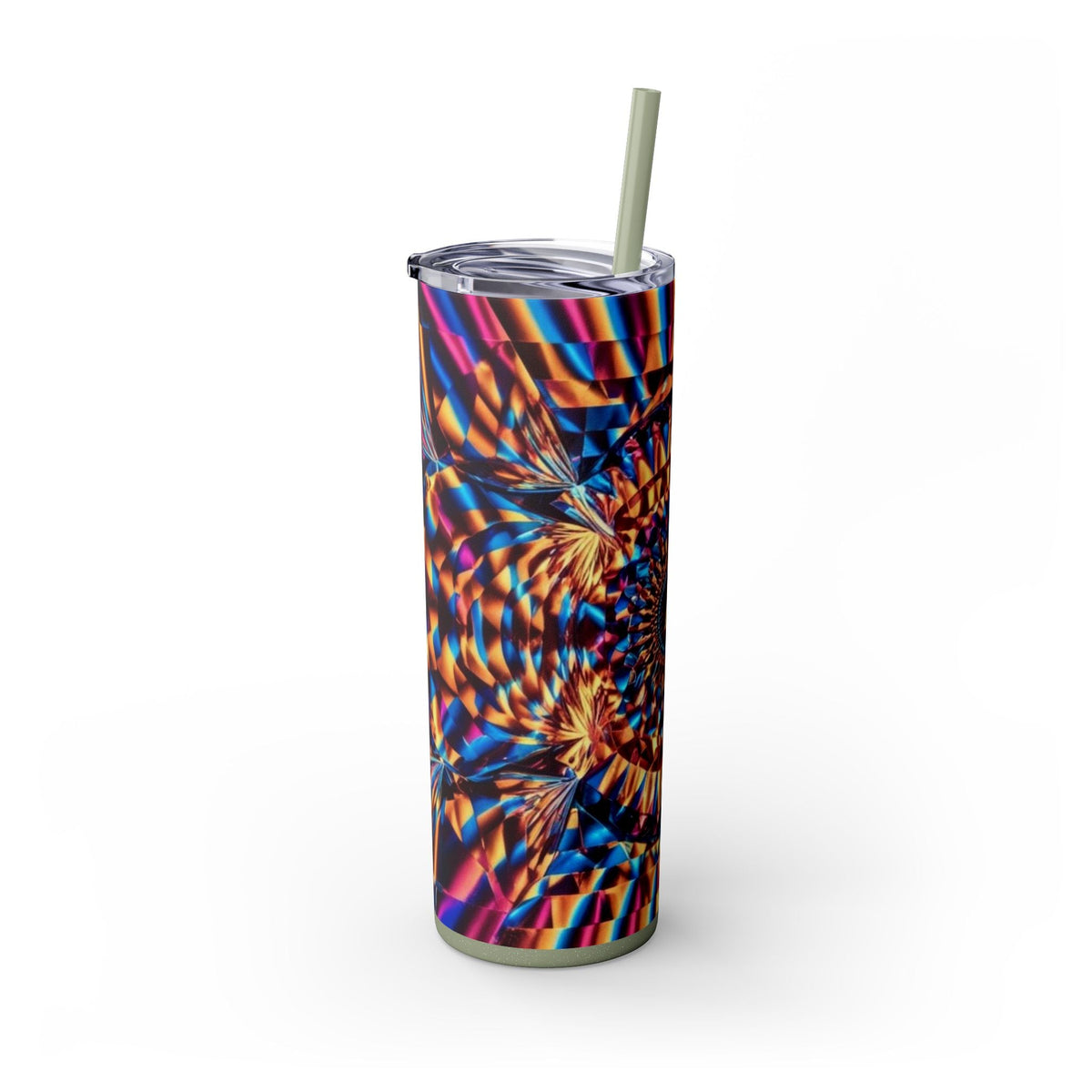 Skinny Tumbler with Straw – 20 oz Stainless Steel Cup