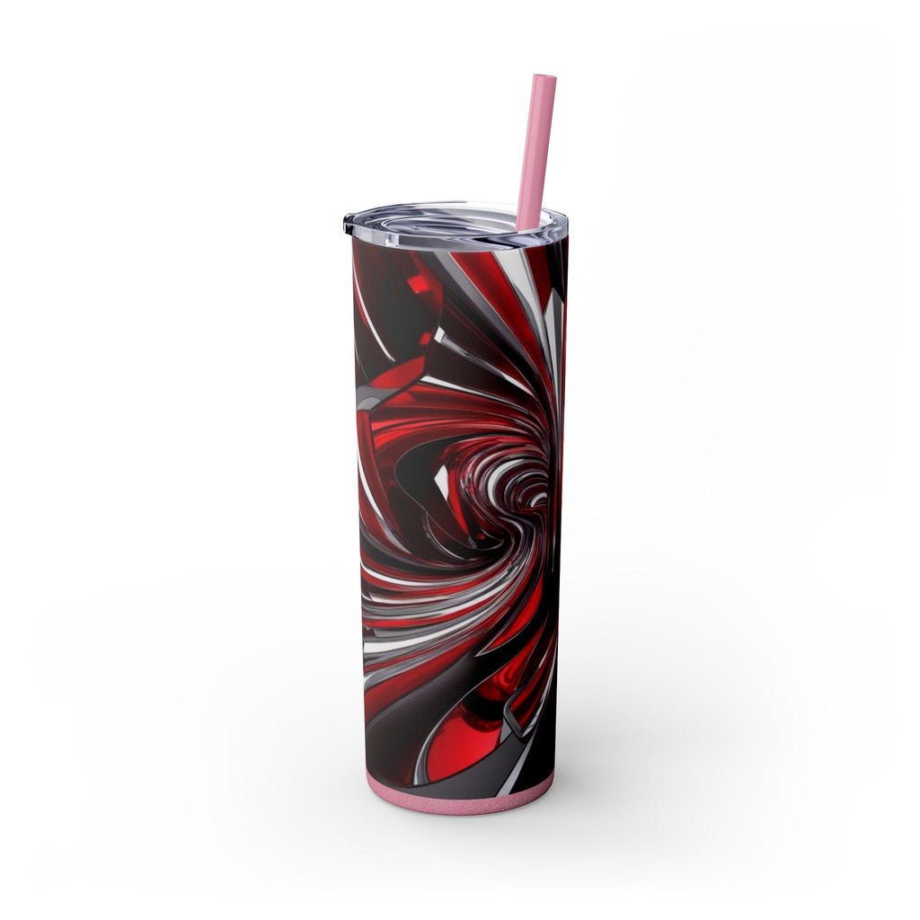 Skinny Tumbler with Straw – 20 oz Stainless Steel Cup
