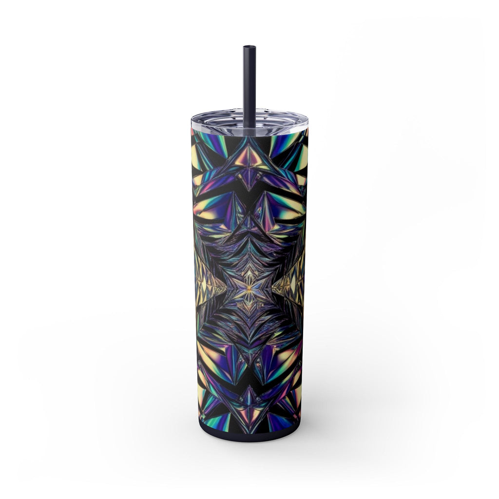 Skinny Tumbler with Straw – 20 oz Stainless Steel Cup