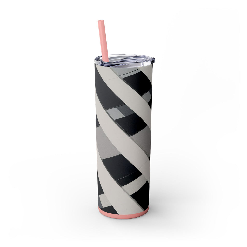 Skinny Tumbler with Straw – 20 oz Stainless Steel Cup