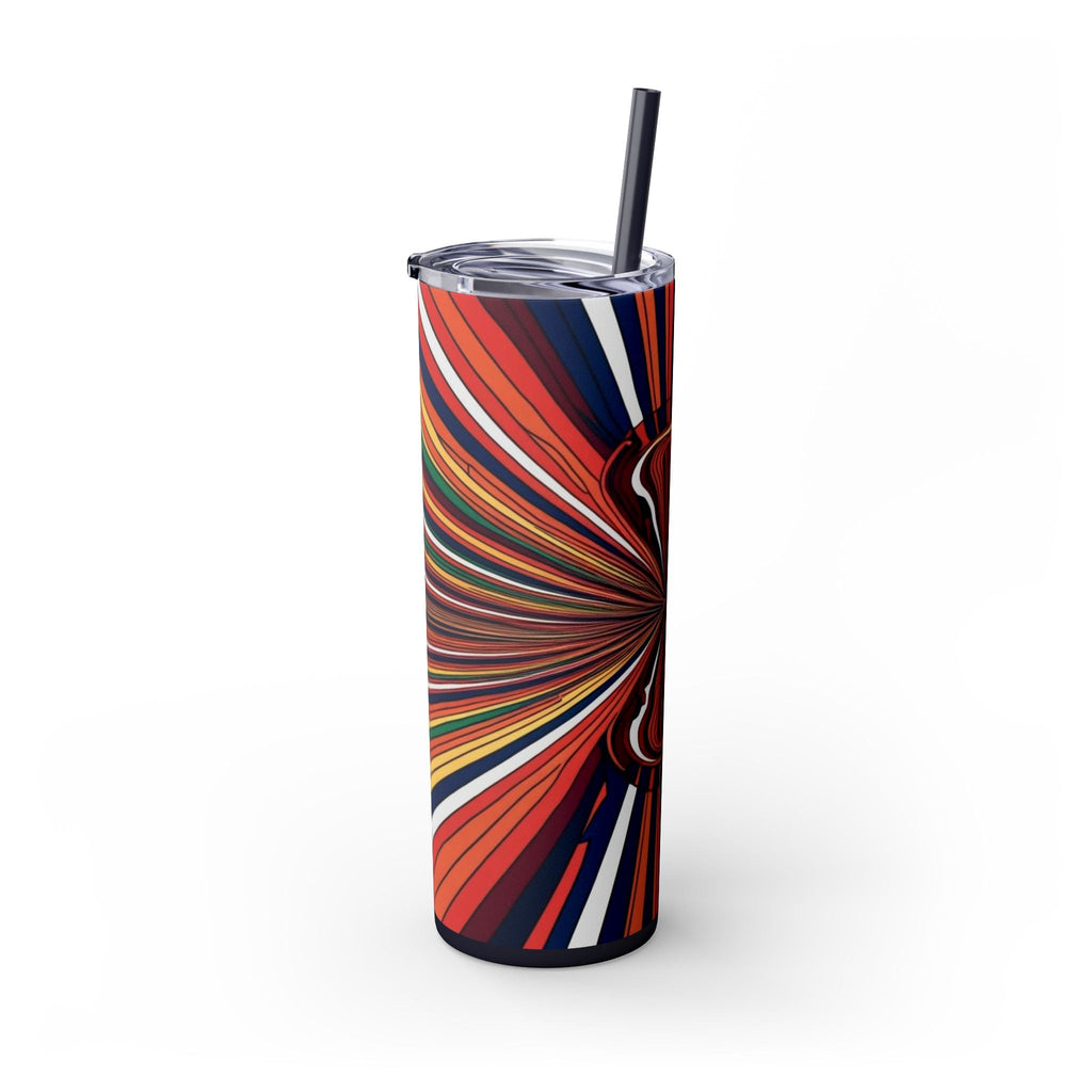 Skinny Tumbler with Straw – 20 oz Stainless Steel Cup