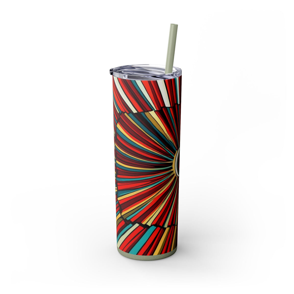 Skinny Tumbler with Straw – 20 oz Stainless Steel Cup
