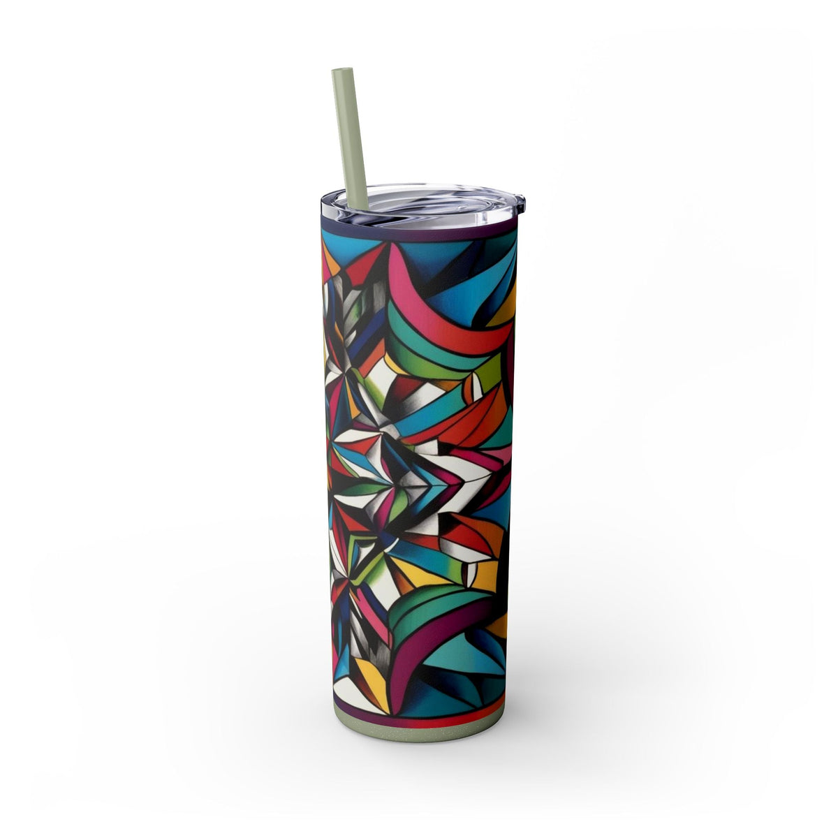 Skinny Tumbler with Straw – 20 oz Stainless Steel Cup