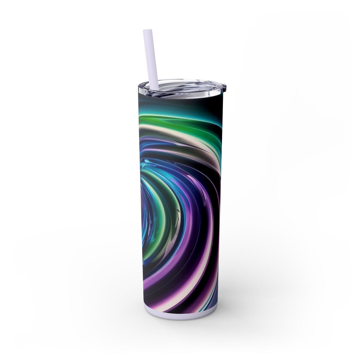 Skinny Tumbler with Straw – 20 oz Stainless Steel Cup