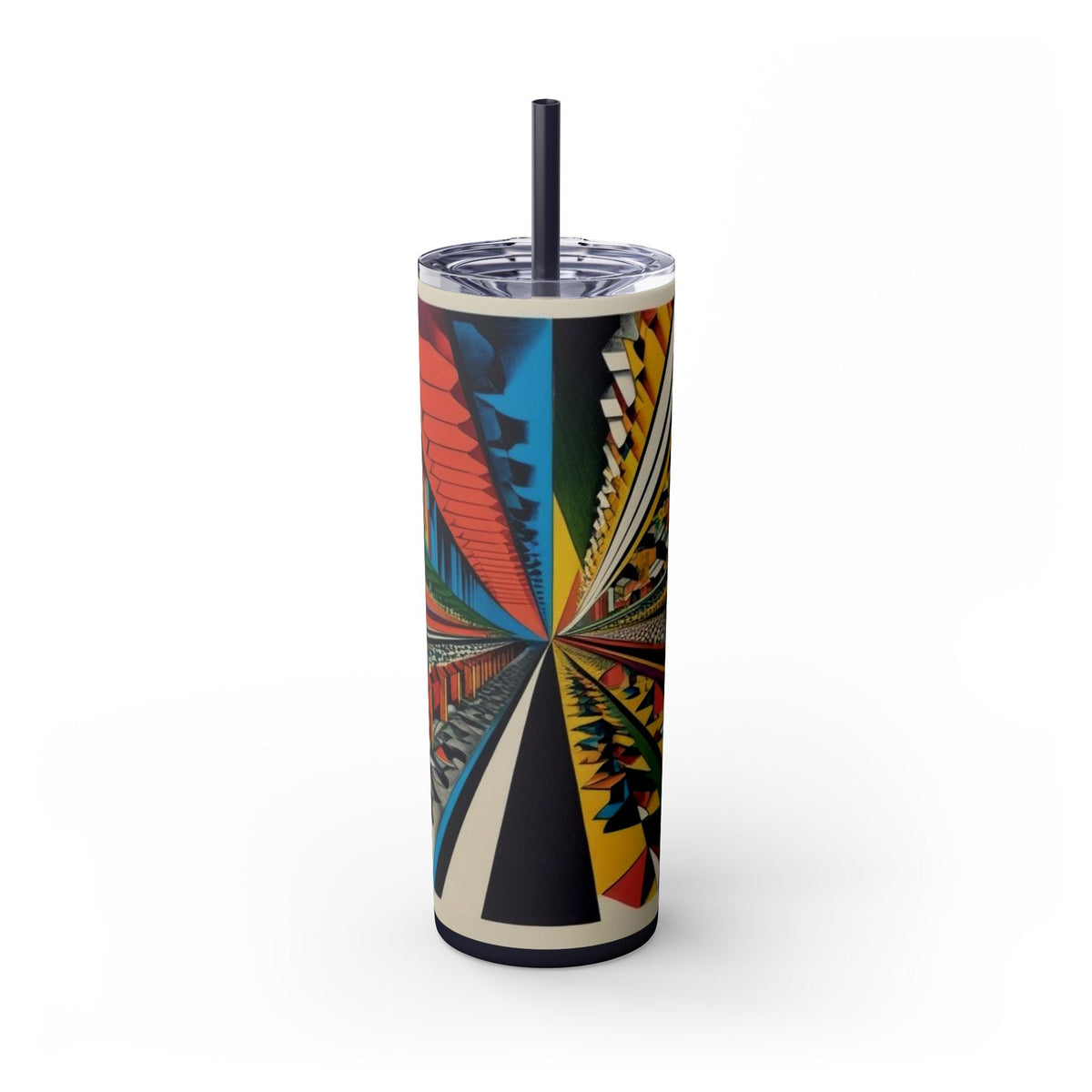 Skinny Tumbler with Straw – 20 oz Stainless Steel Cup