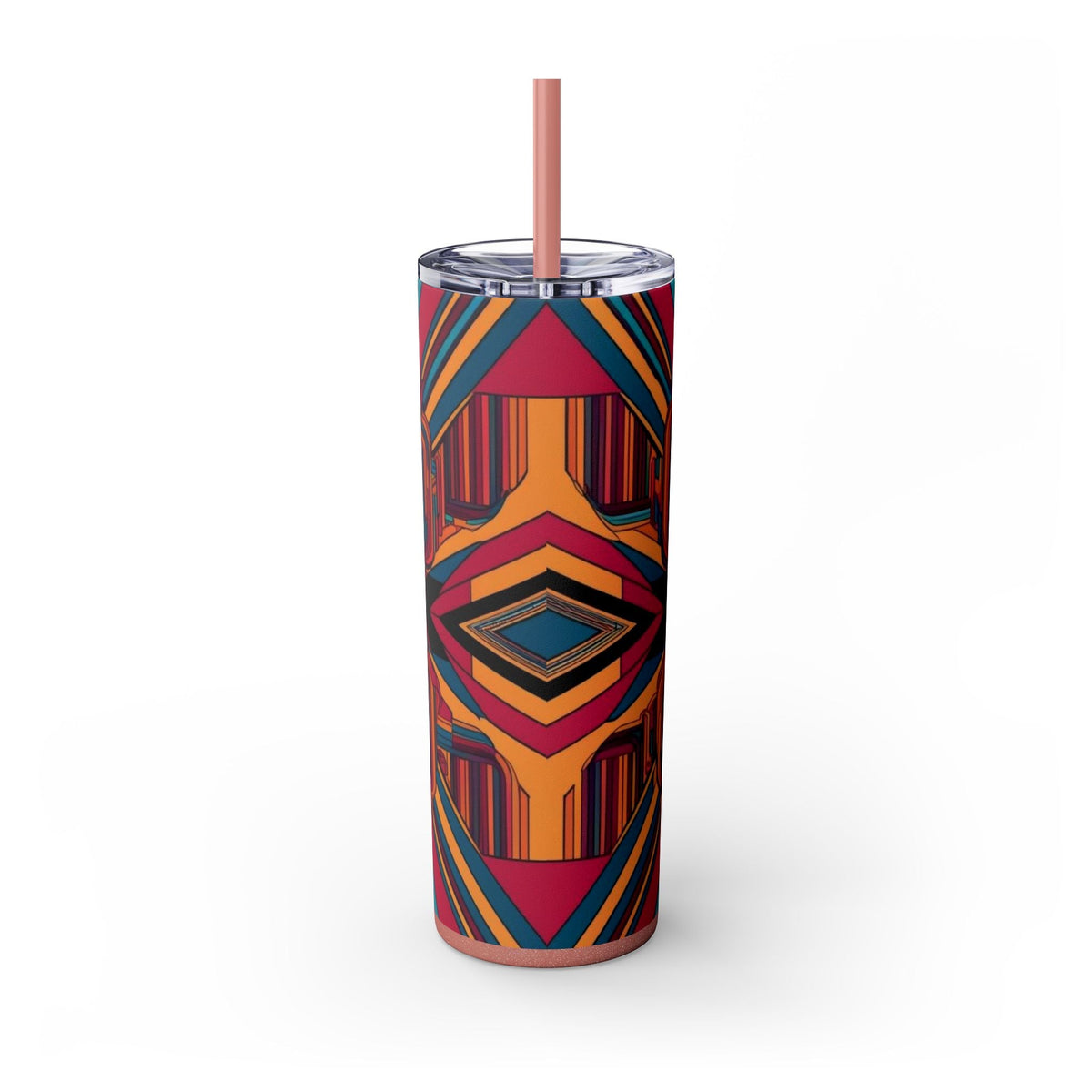 Skinny Tumbler with Straw – 20 oz Stainless Steel Cup