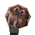 48" Semi-Automatic Umbrella – Windproof Large Travel Rain Umbrella