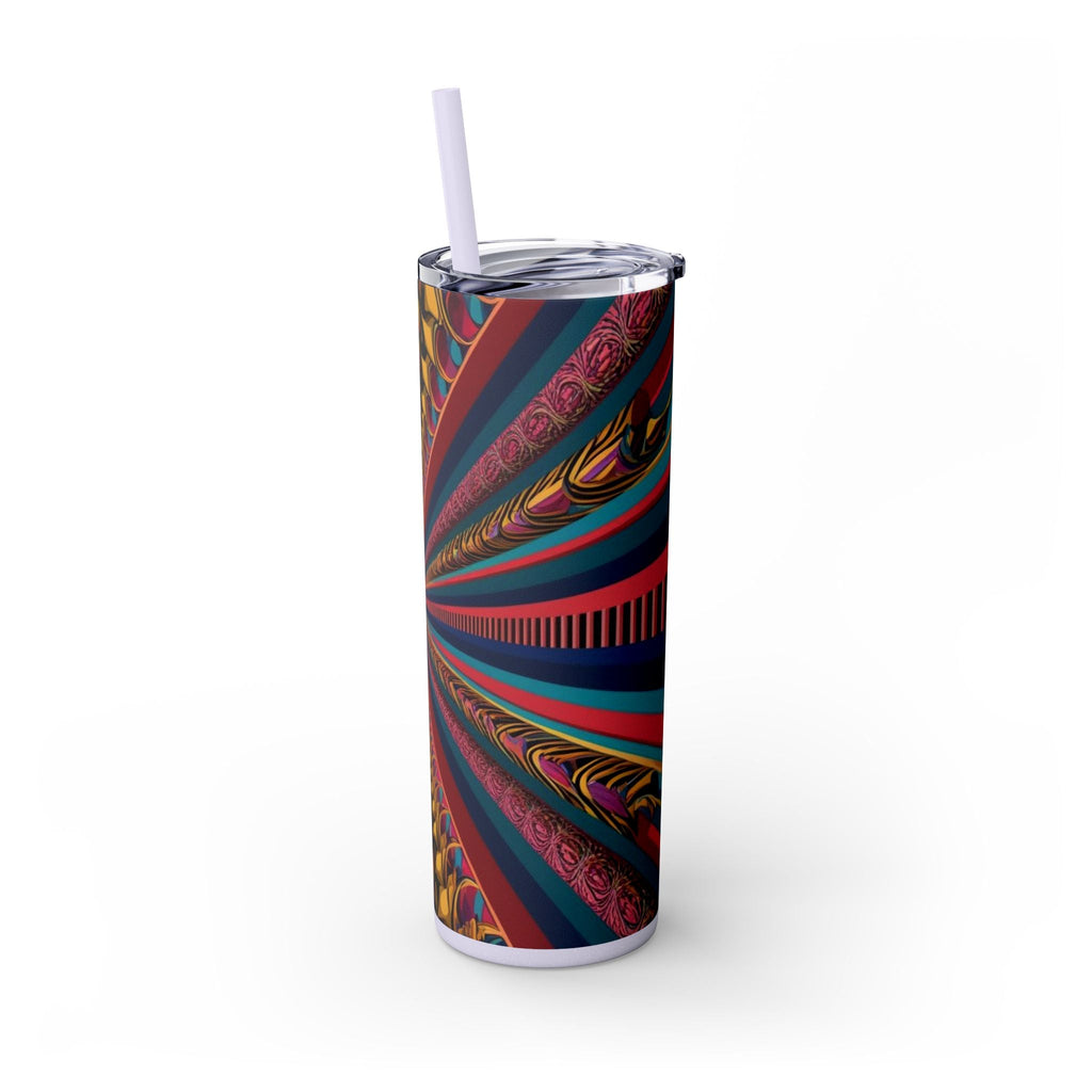 Skinny Tumbler with Straw – 20 oz Stainless Steel Cup
