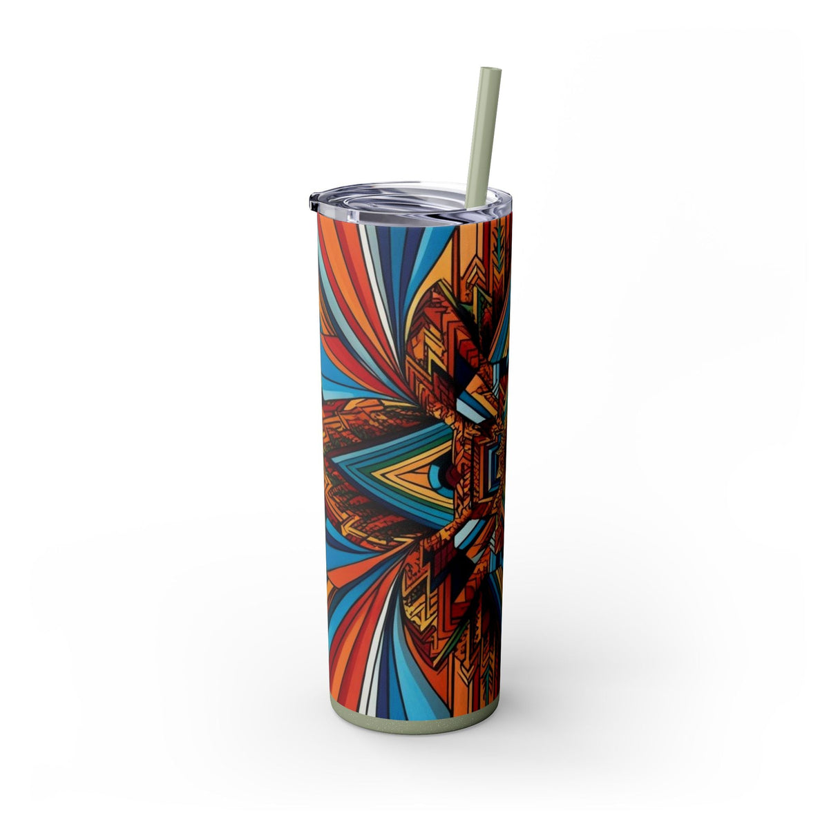 Skinny Tumbler with Straw – 20 oz Stainless Steel Cup