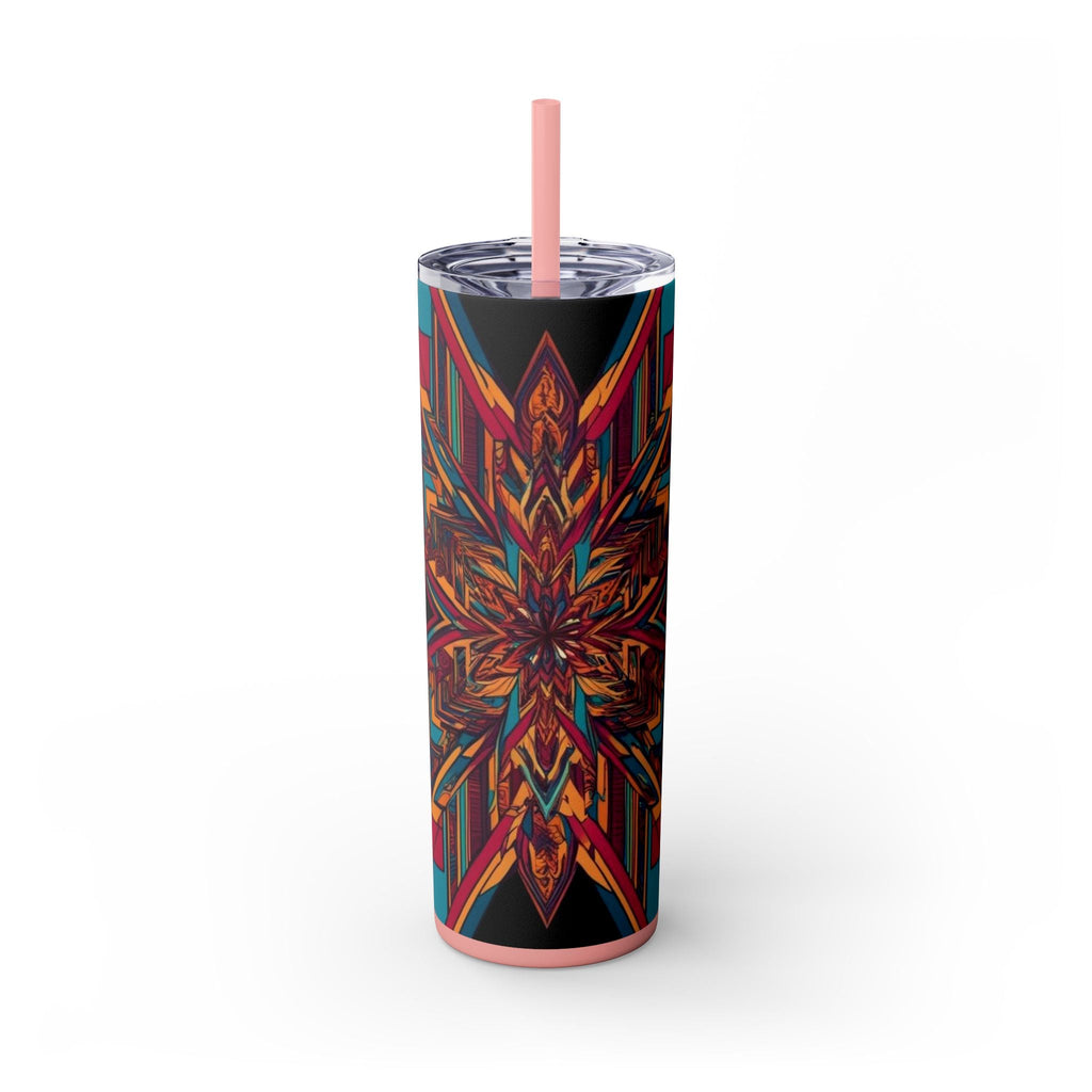 Skinny Tumbler with Straw – 20 oz Stainless Steel Cup