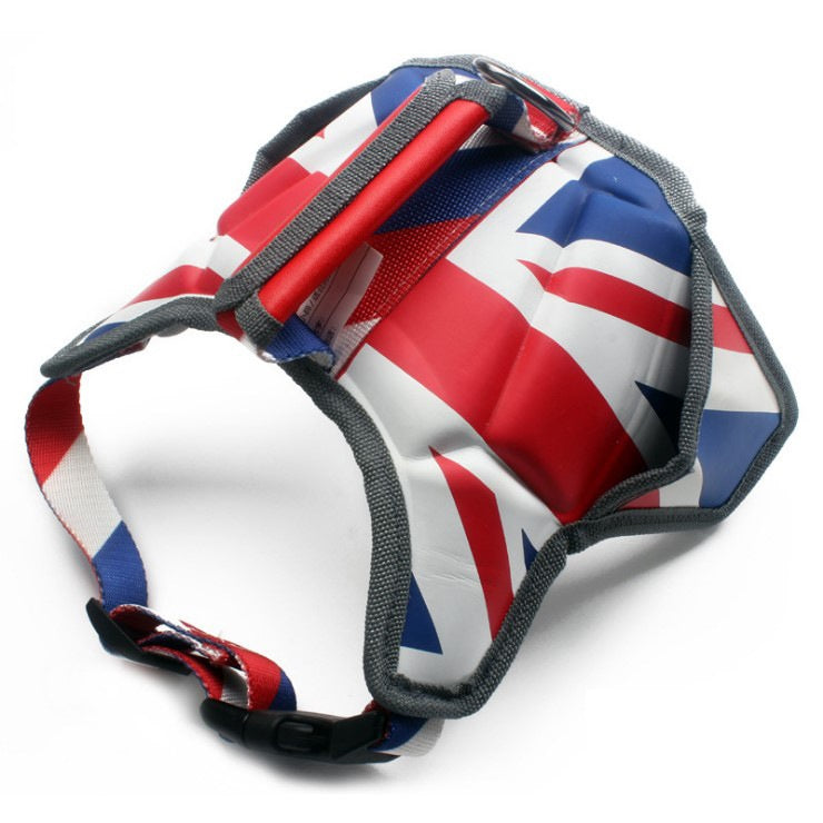 USA Patriotic Star Dog Harness + Leash Set