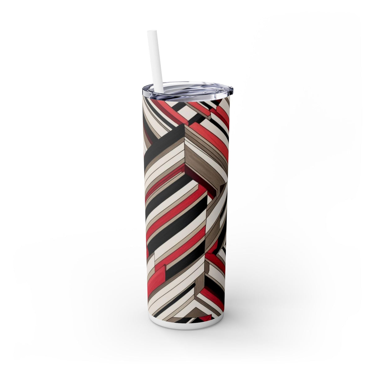 Skinny Tumbler with Straw – 20 oz Stainless Steel Cup