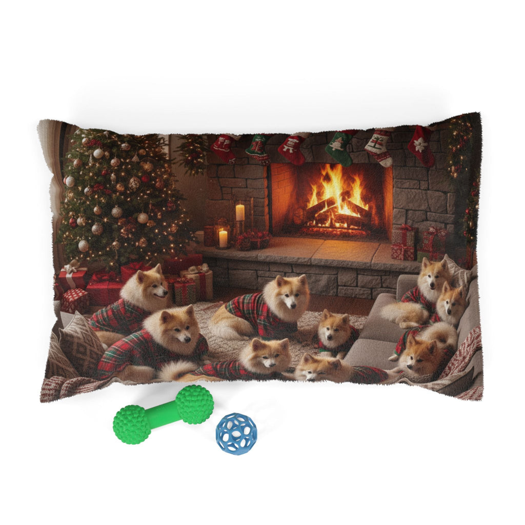 Icelandic Sheepdogs Holiday Fireplace Dog Bed