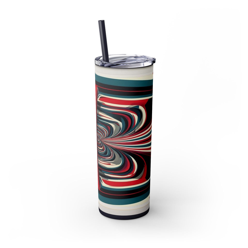 Skinny Tumbler with Straw – 20 oz Stainless Steel Cup
