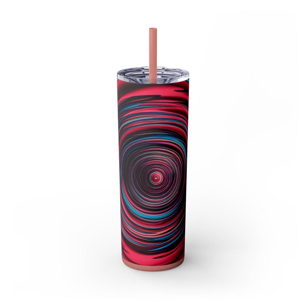 Skinny Tumbler with Straw – 20 oz Stainless Steel Cup