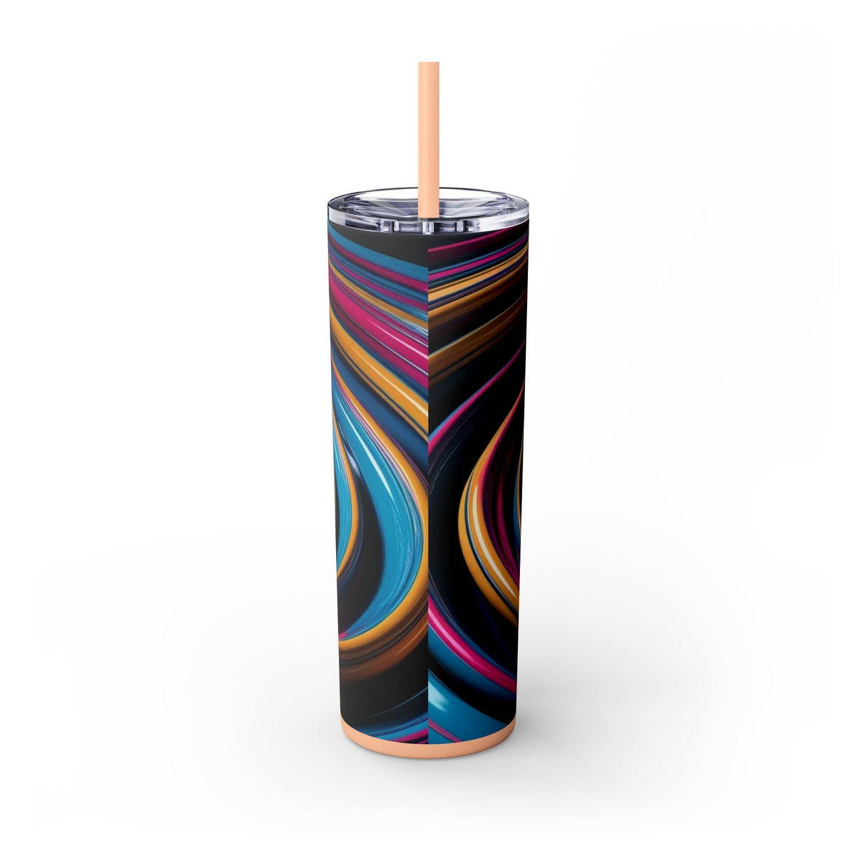 Skinny Tumbler with Straw – 20 oz Stainless Steel Cup