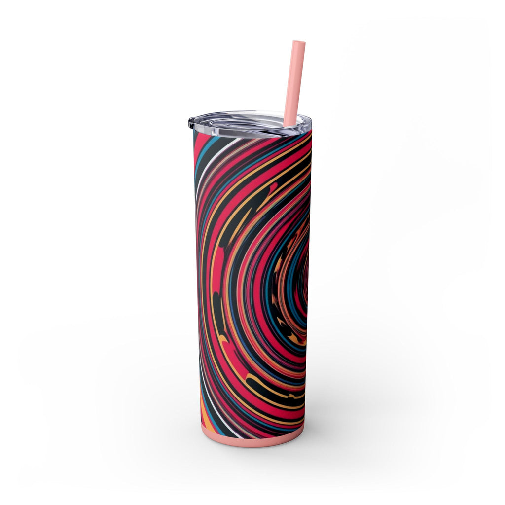 Skinny Tumbler with Straw – 20 oz Stainless Steel Cup