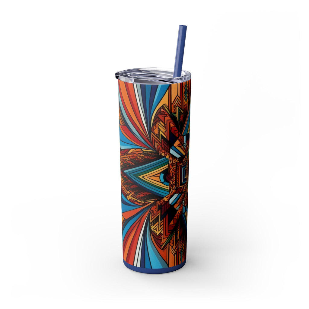 Skinny Tumbler with Straw – 20 oz Stainless Steel Cup