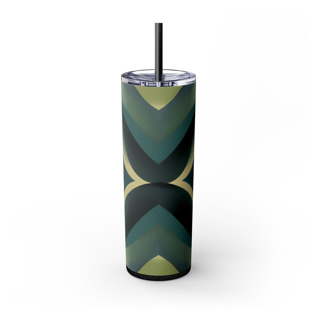 Skinny Tumbler with Straw – 20 oz Stainless Steel Cup