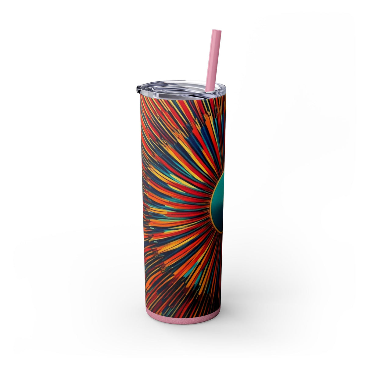 Skinny Tumbler with Straw – 20 oz Stainless Steel Cup