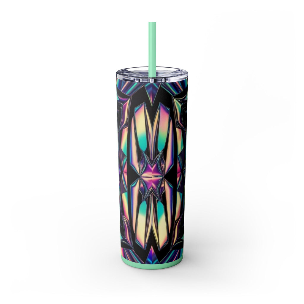 Skinny Tumbler with Straw – 20 oz Stainless Steel Cup