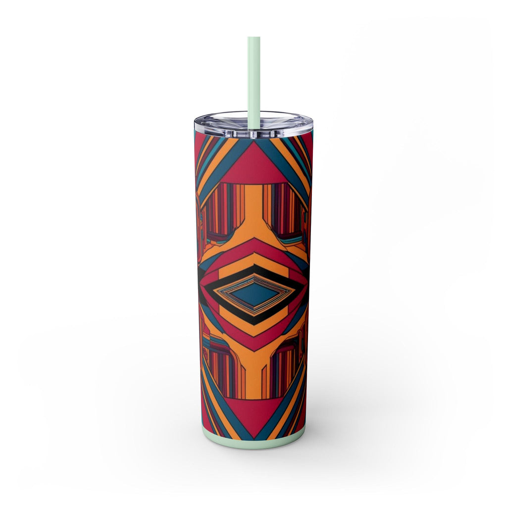 Skinny Tumbler with Straw – 20 oz Stainless Steel Cup