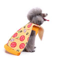 Pizza Dog Costume Cape