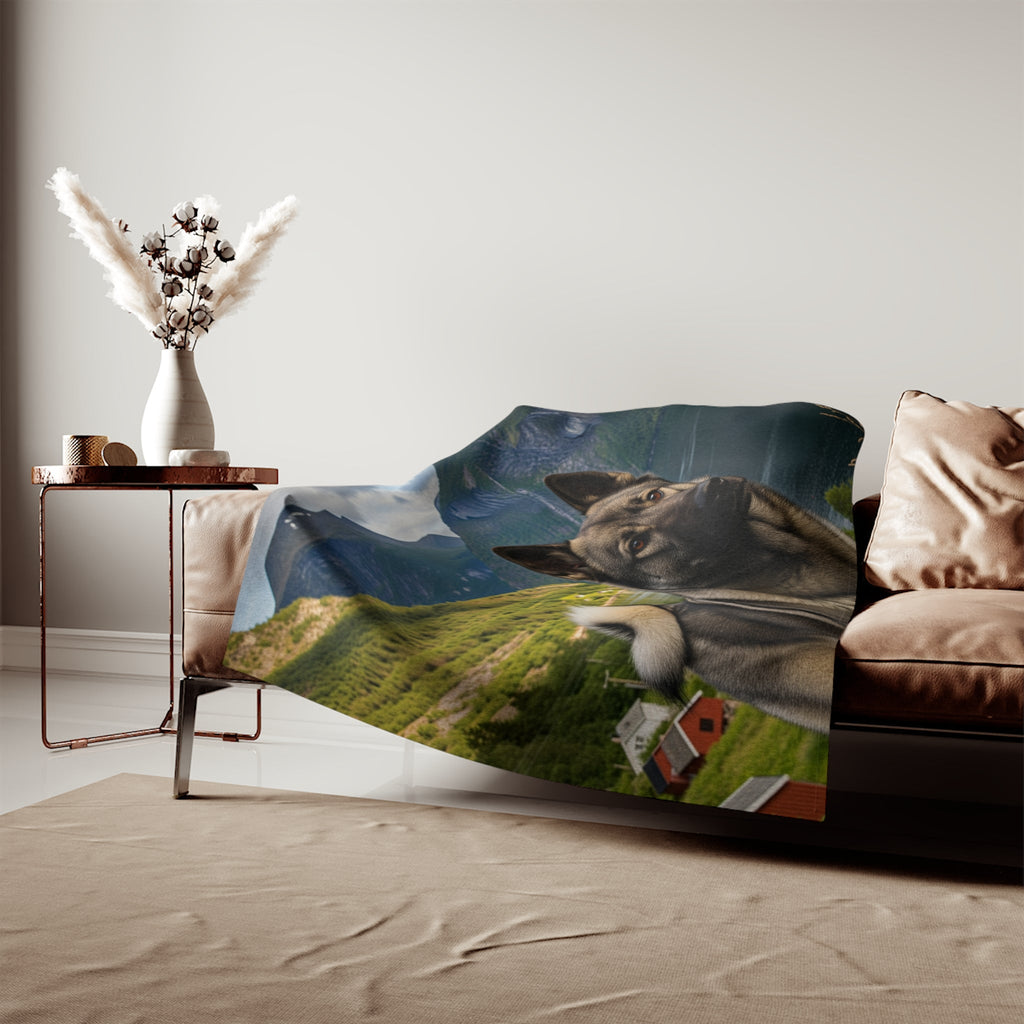 Norwegian Elkhound Blanket