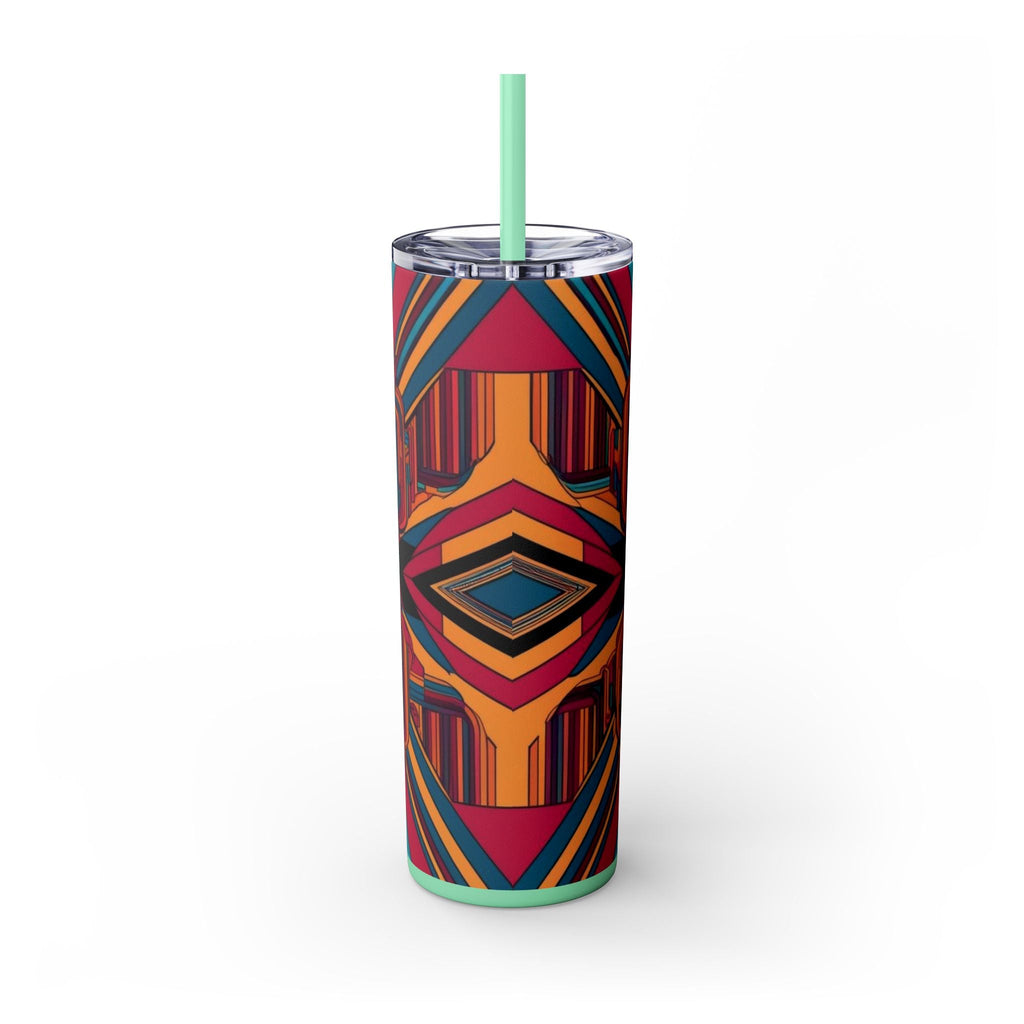 Skinny Tumbler with Straw – 20 oz Stainless Steel Cup