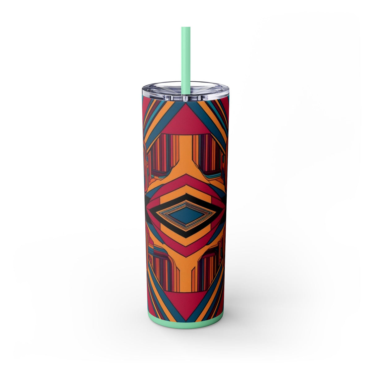 Skinny Tumbler with Straw – 20 oz Stainless Steel Cup