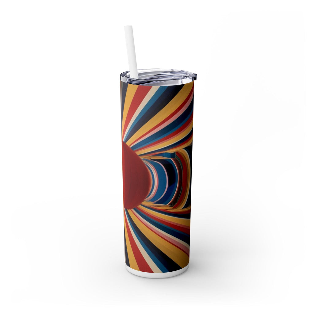 Skinny Tumbler with Straw – 20 oz Stainless Steel Cup