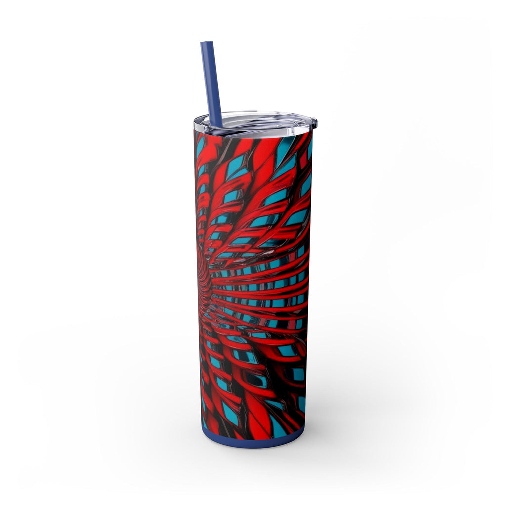 Skinny Tumbler with Straw – 20 oz Stainless Steel Cup