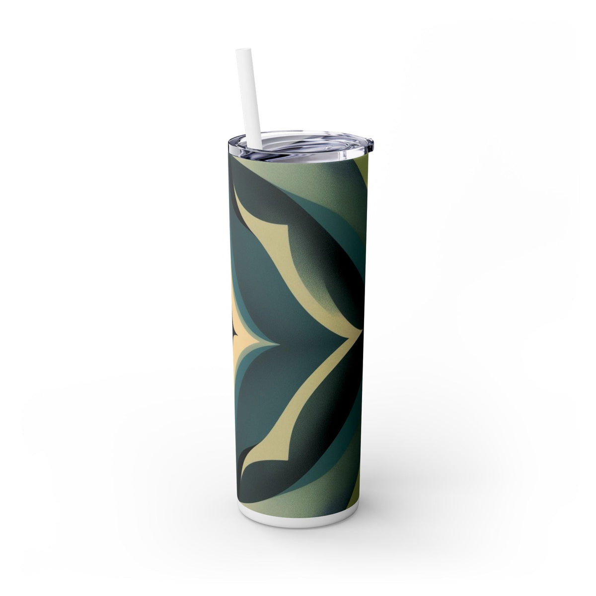 Skinny Tumbler with Straw – 20 oz Stainless Steel Cup