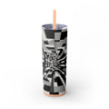 Skinny Tumbler with Straw – 20 oz Stainless Steel Cup