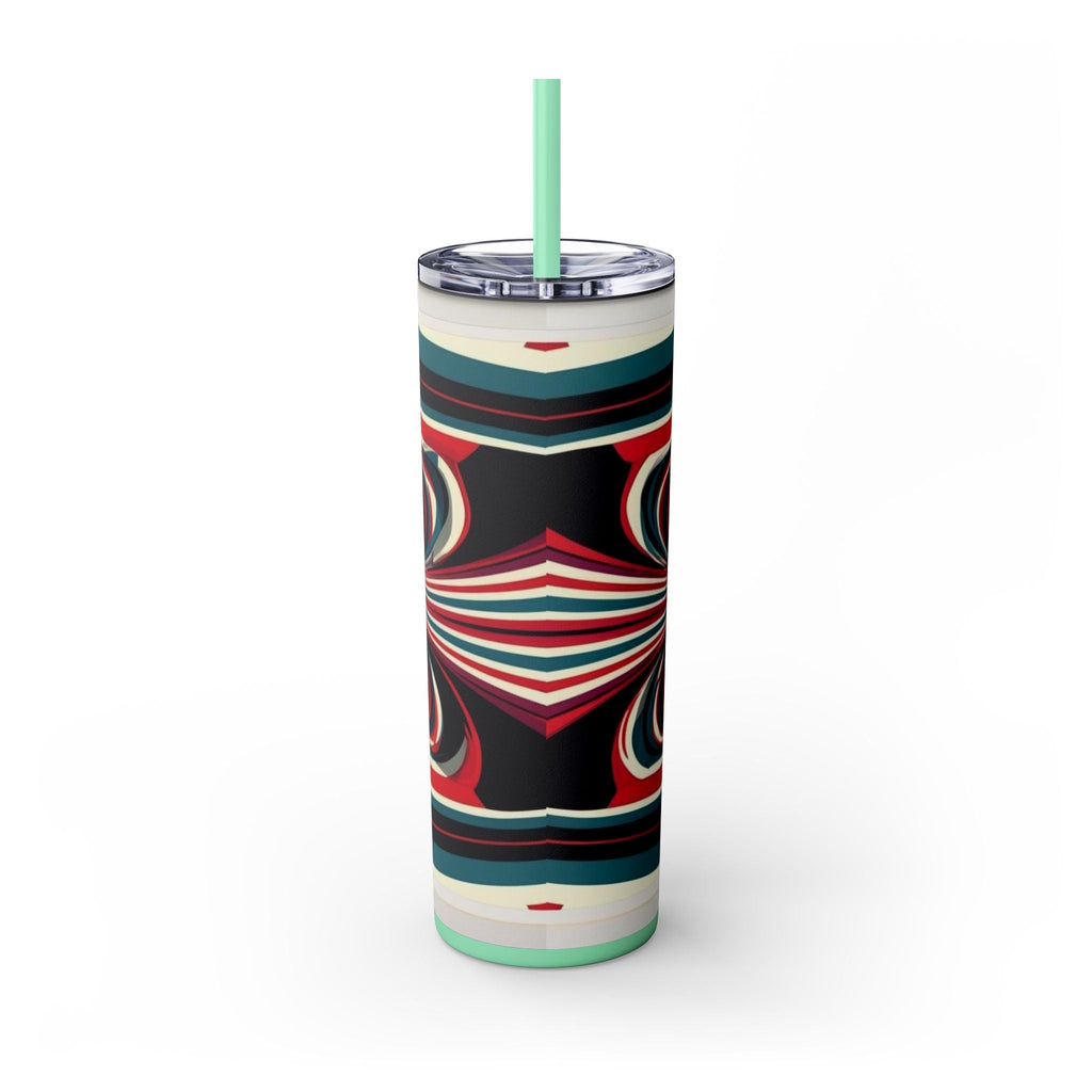 Skinny Tumbler with Straw – 20 oz Stainless Steel Cup