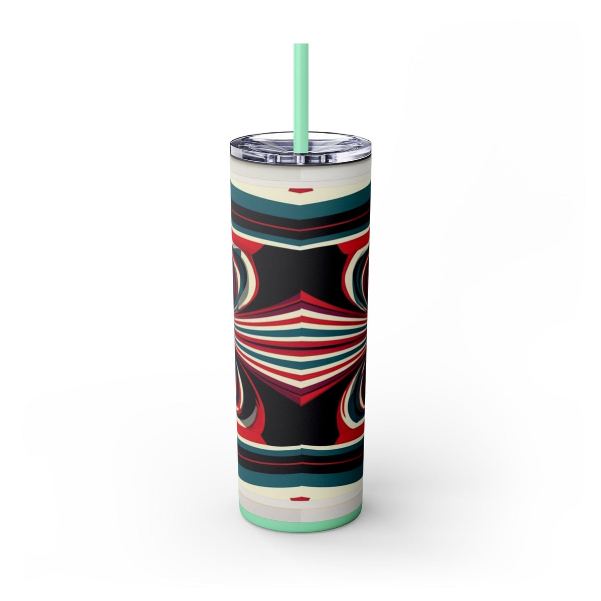 Skinny Tumbler with Straw – 20 oz Stainless Steel Cup