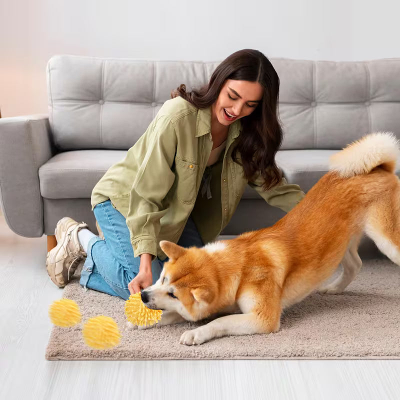 Smart Rolling & Bouncing Pet Ball – Motion-Activated