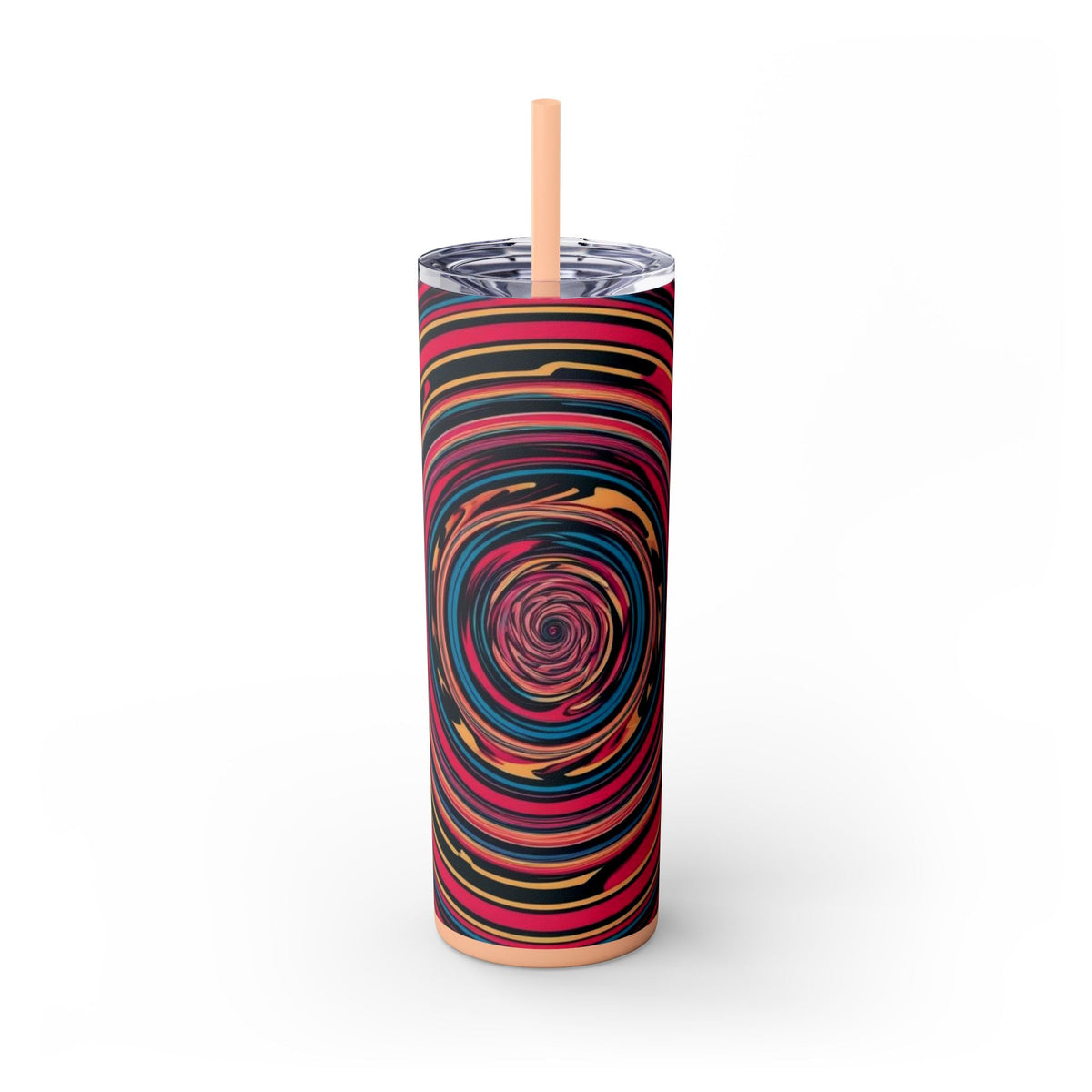 Skinny Tumbler with Straw – 20 oz Stainless Steel Cup