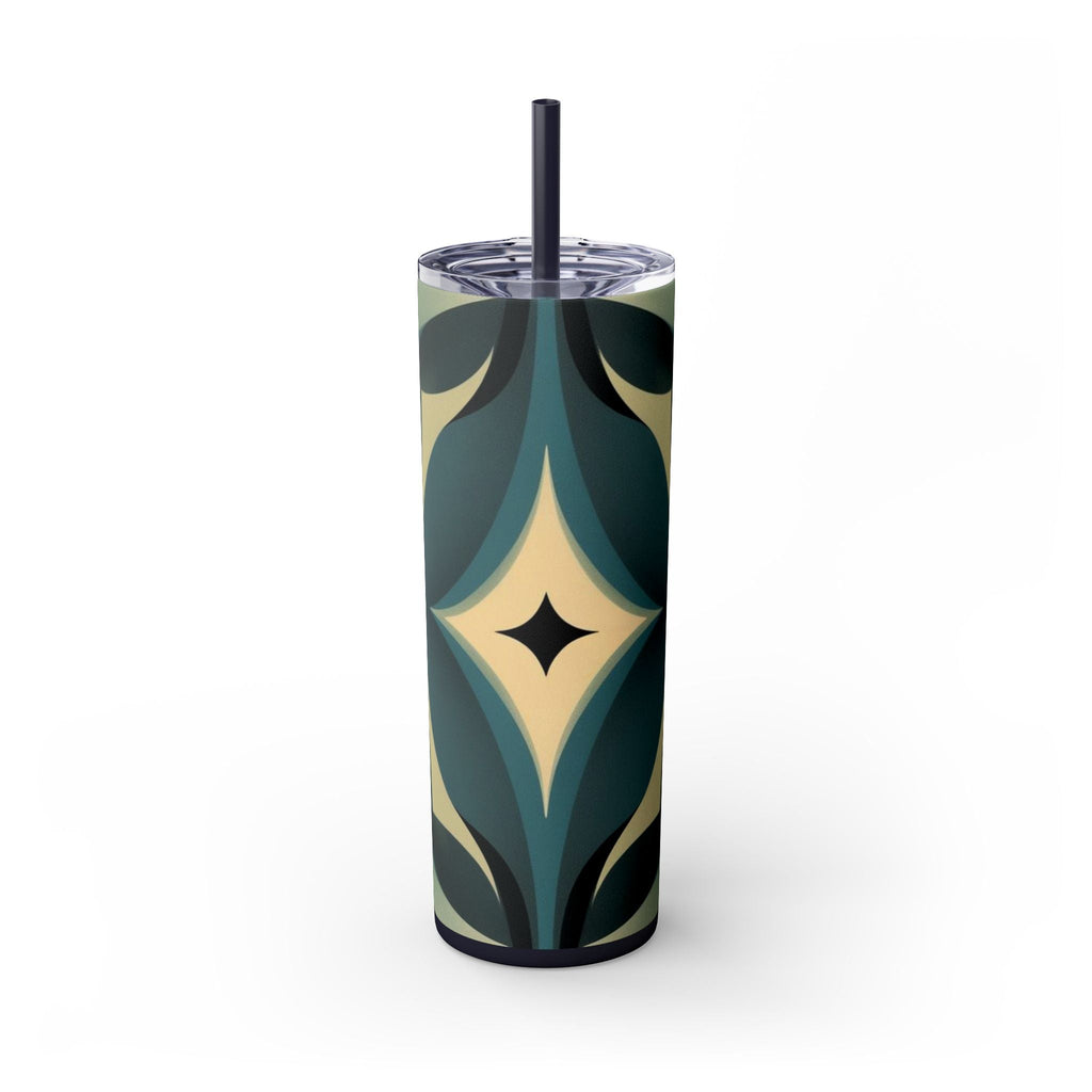 Skinny Tumbler with Straw – 20 oz Stainless Steel Cup
