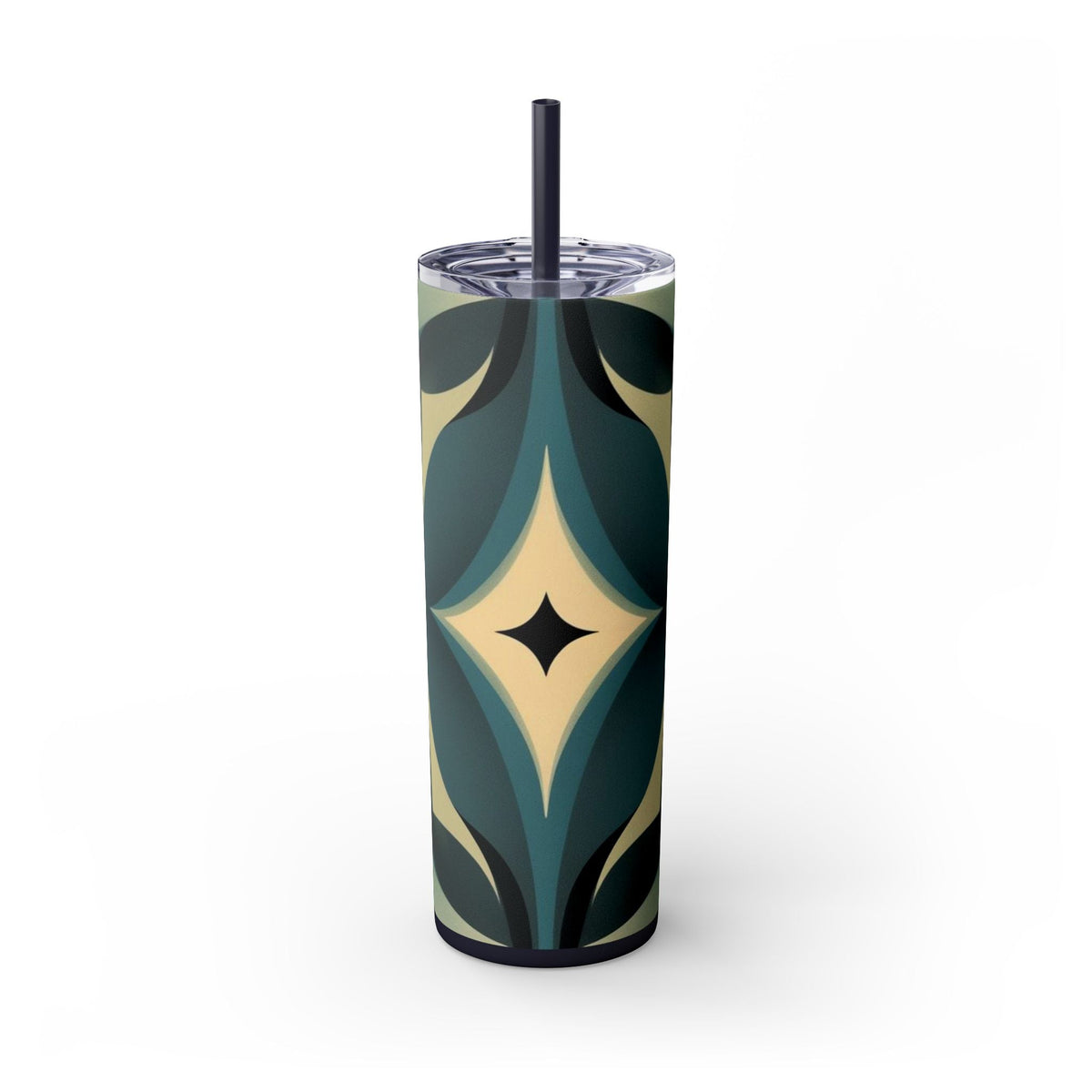 Skinny Tumbler with Straw – 20 oz Stainless Steel Cup