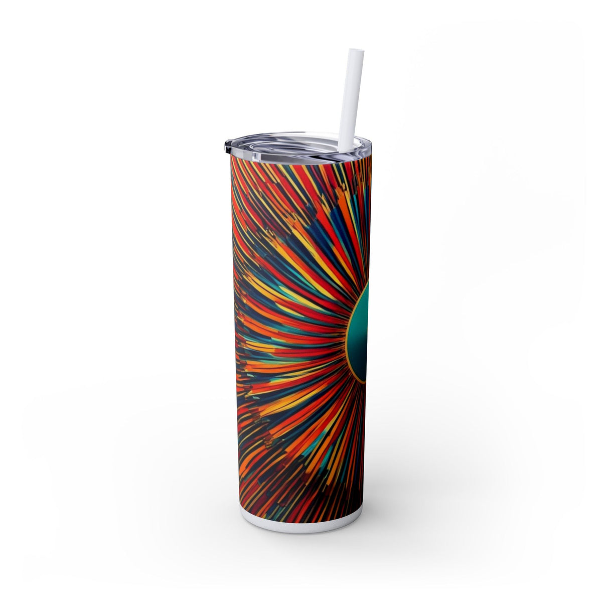 Skinny Tumbler with Straw – 20 oz Stainless Steel Cup