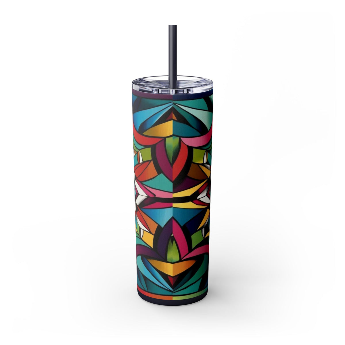 Skinny Tumbler with Straw – 20 oz Stainless Steel Cup